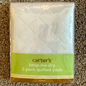 Carter’s keep me dry waterproof pads.
